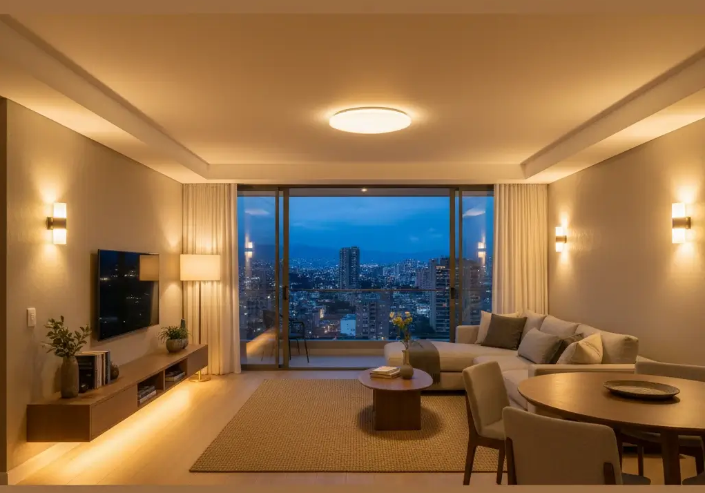 Iluminación para salas y comedores