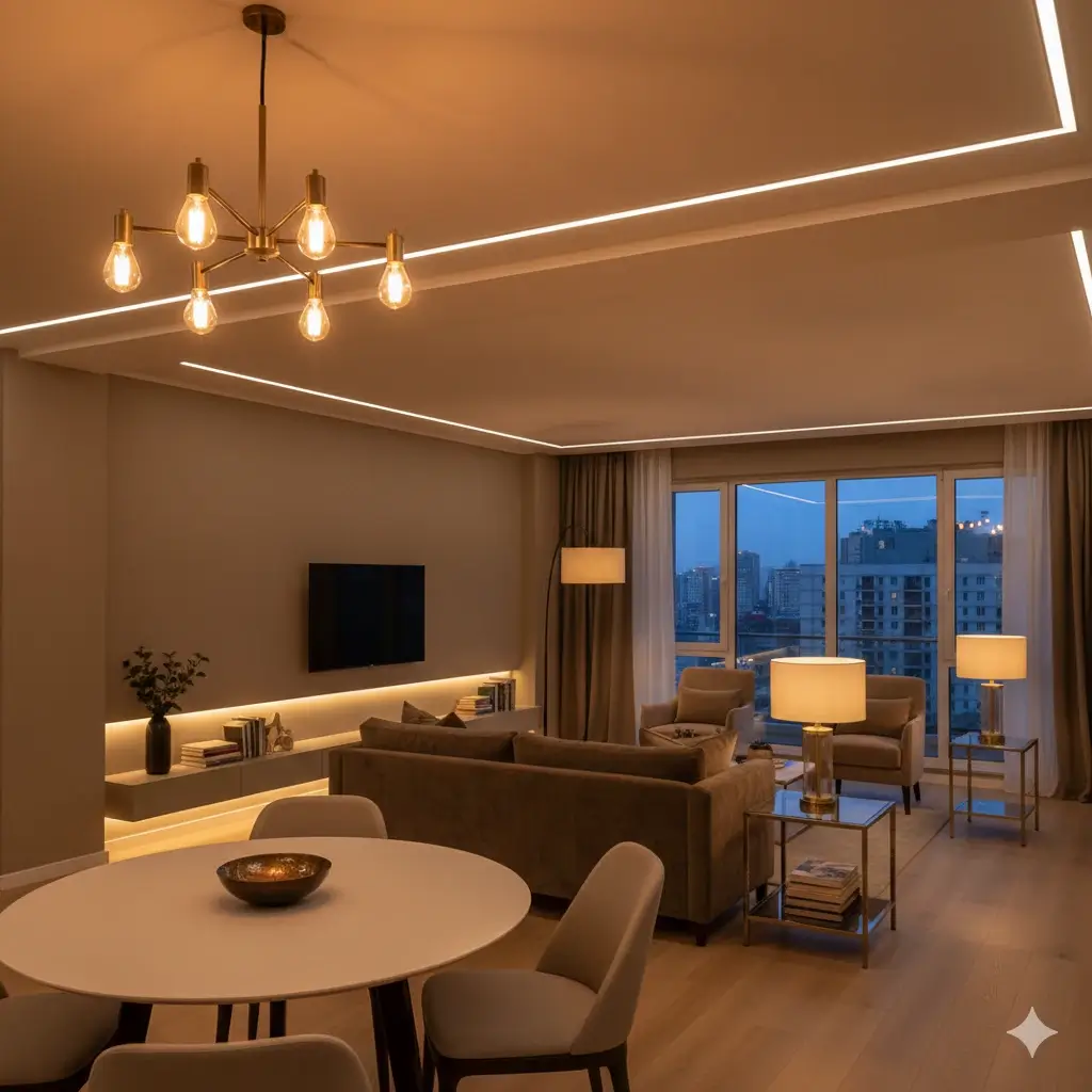 Iluminación para salas y comedores