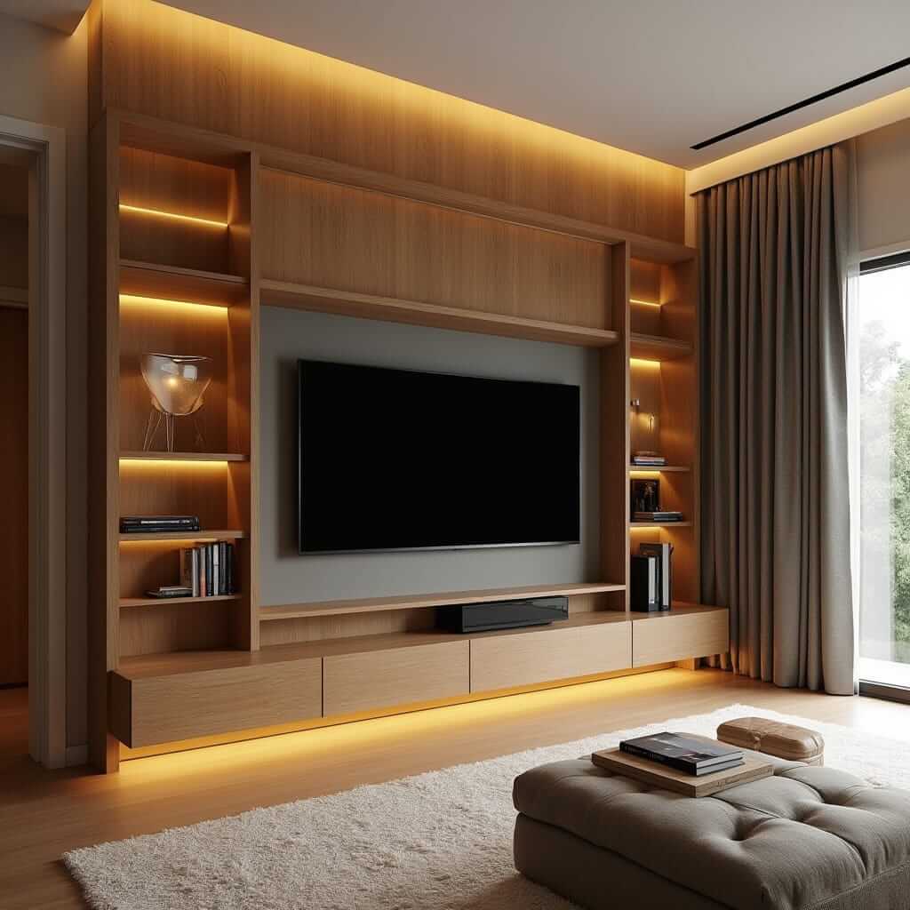 mueble a medida, centro de entretenimiento o cocina personalizada adaptada al espacio